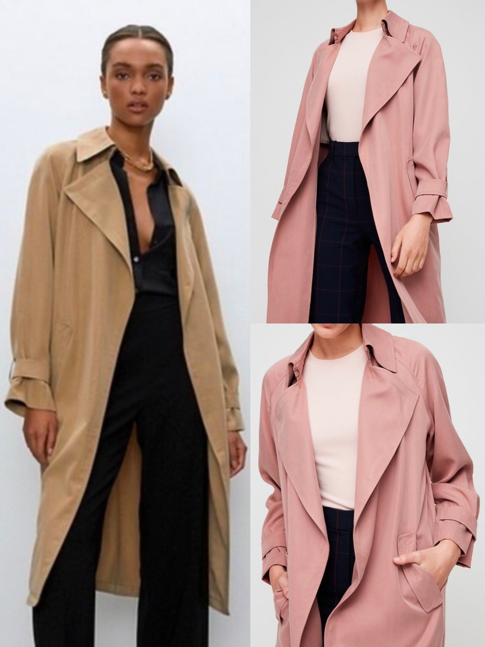 Aritzia Babaton Lilac Lawson Trench Coat - Picture 11 of 16